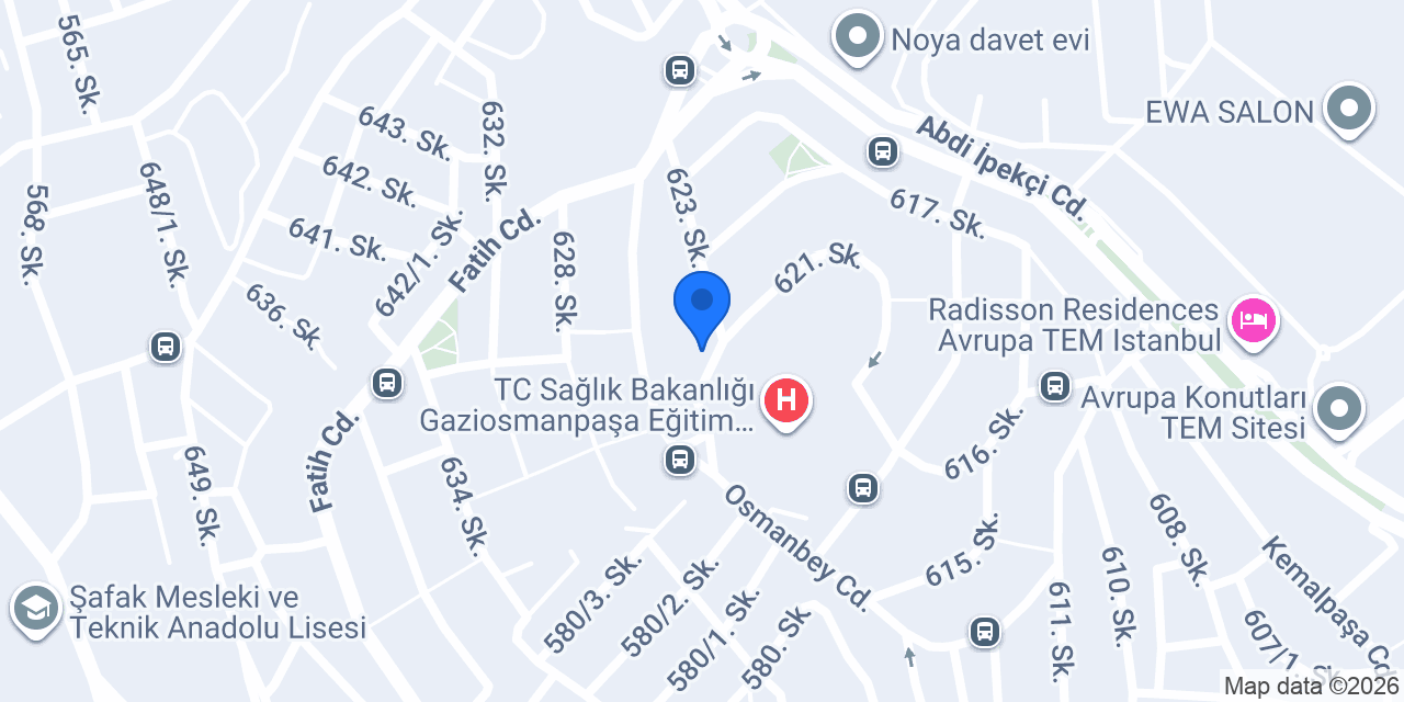 Gaziosmanpaşa Eczanesi konumu
