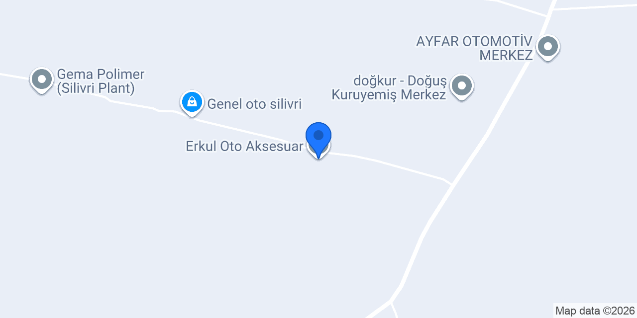 Erkul Oto Aksesuar konumu