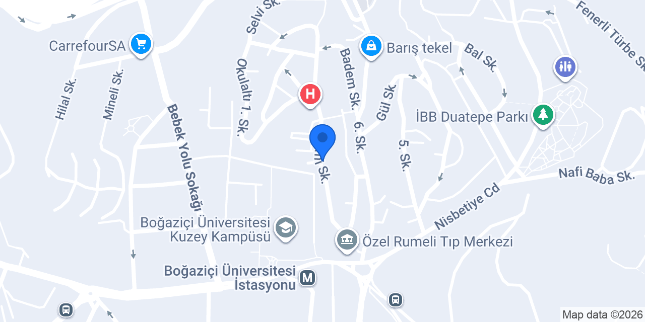 Hisarüstü Hayal Cafe konumu
