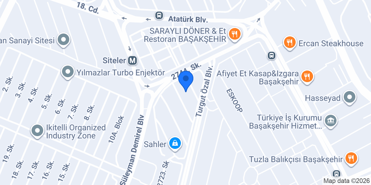 AEC Mekanik konumu
