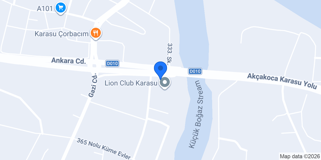 Parla Restoran Karasu konumu