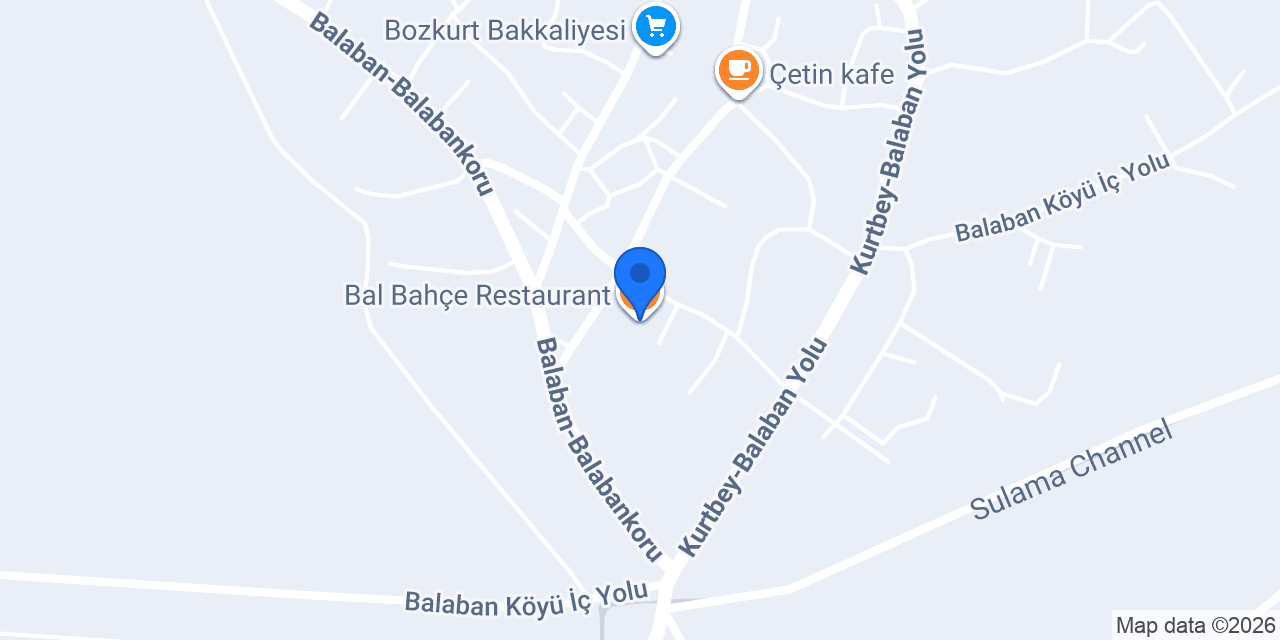 Bal Bahçe Restaurant konumu