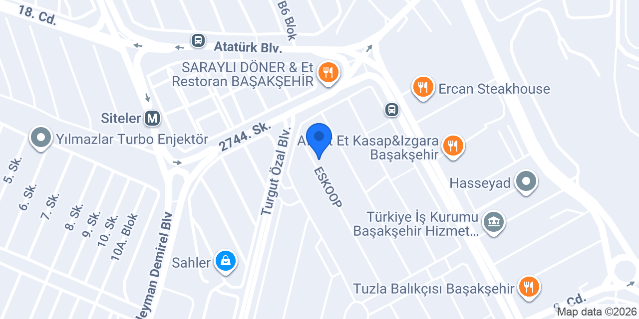 Eksen Redüktör konumu