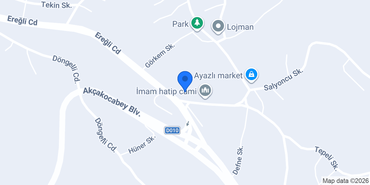 Akçakoca İmam Hatip Lisesi konumu