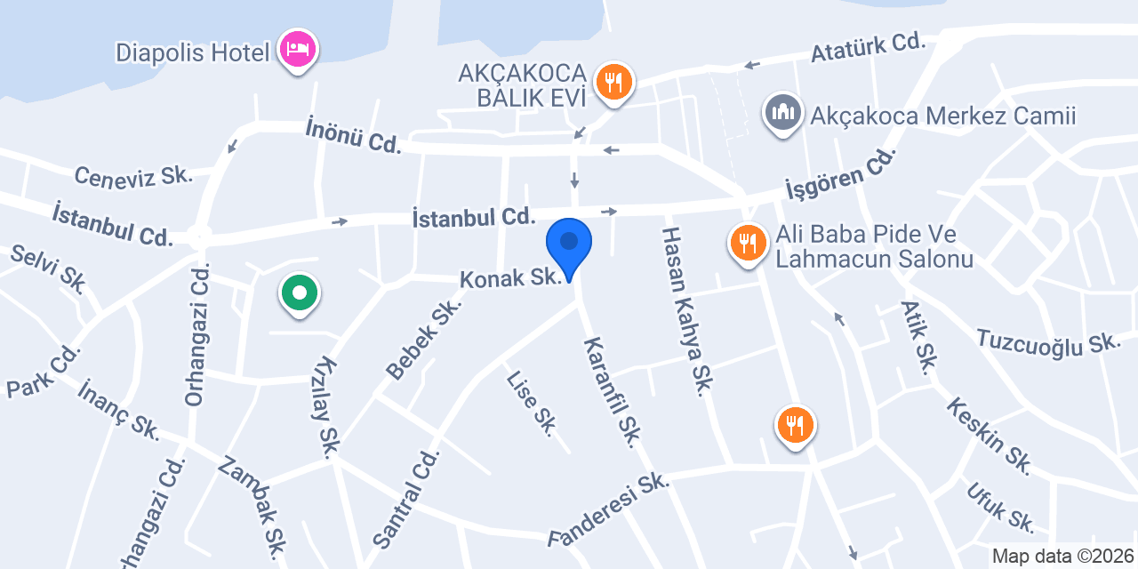 Merkez Taksi konumu