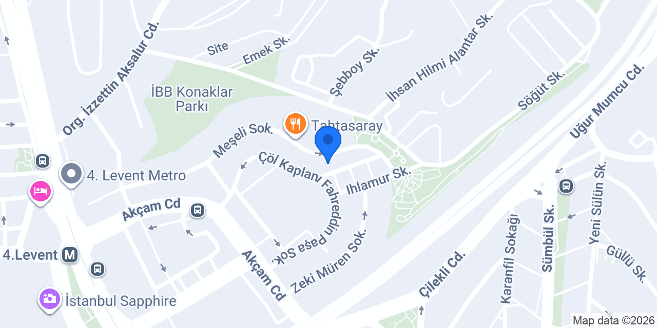 Levent Ticaret konumu