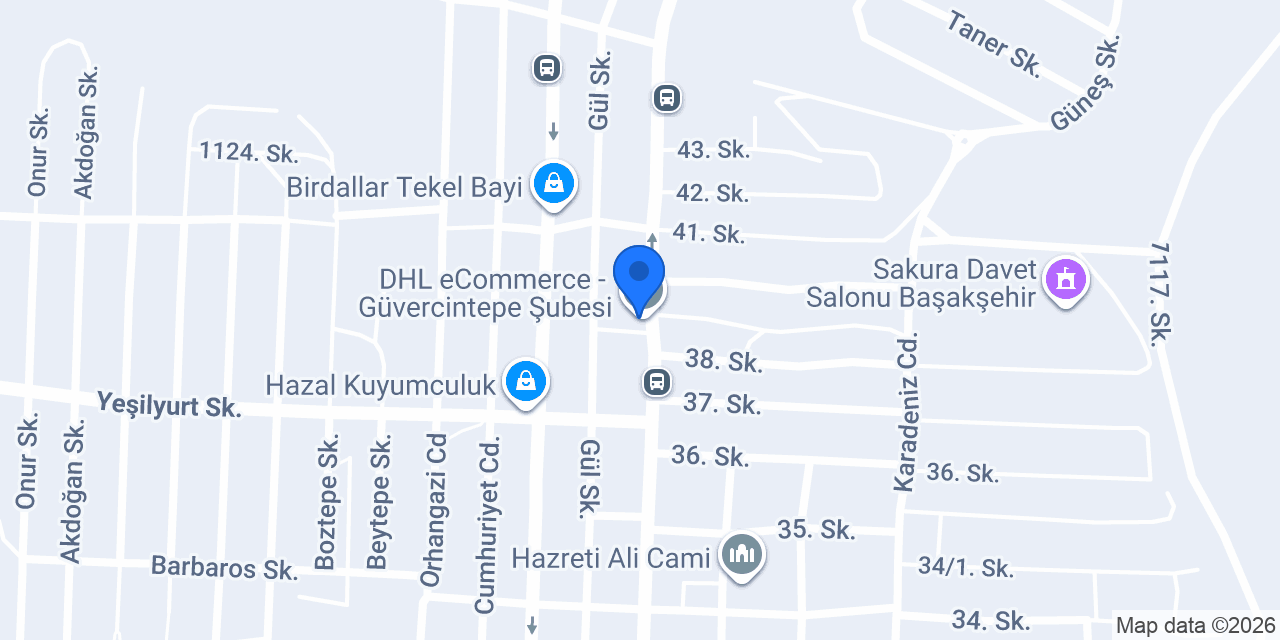 DHL eCommerce - Güvercintepe Şubesi konumu