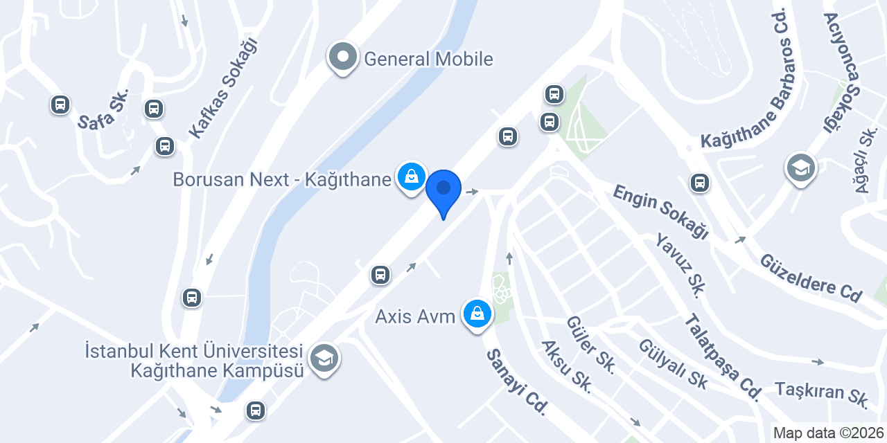 Bereket Döner - Kağıthane Axis Avm konumu