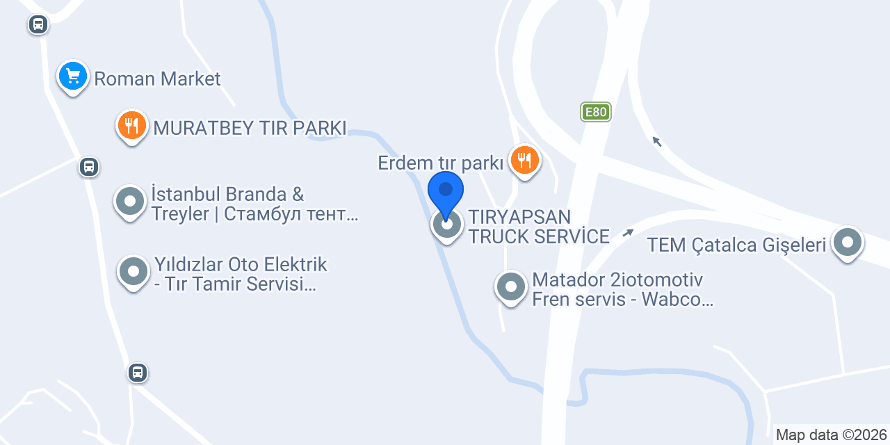Ömer tır servisi konumu