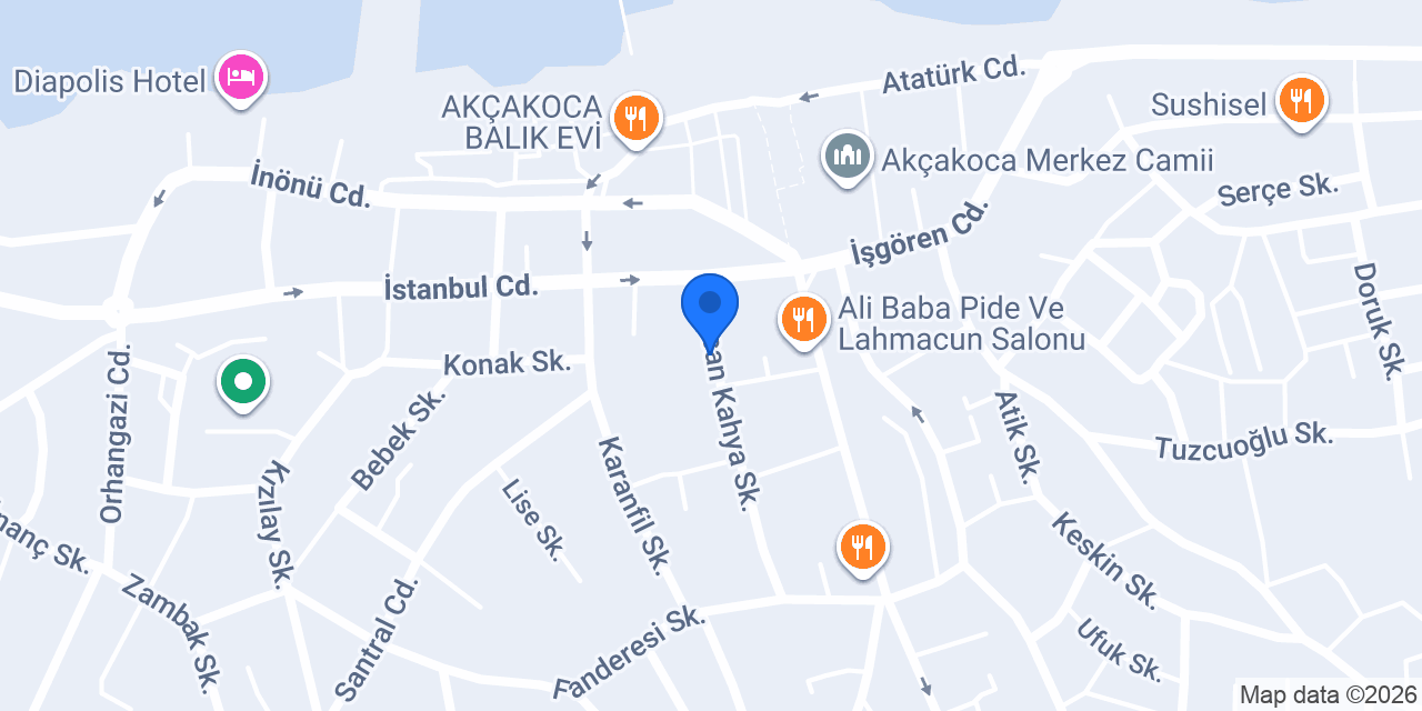 Akçakoca Yumurta konumu