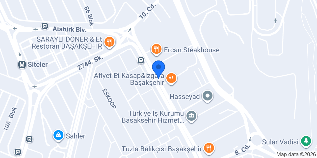 Akay Çorap San. Ve Tiç. Ltd. Sti konumu