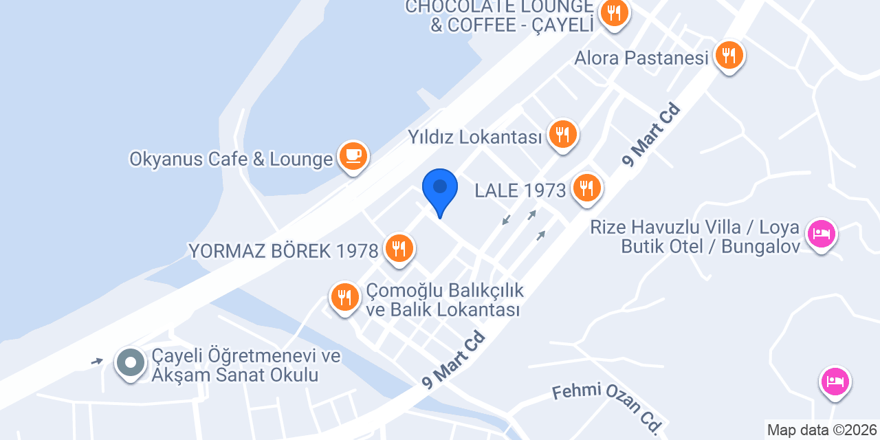 Ars Otel konumu