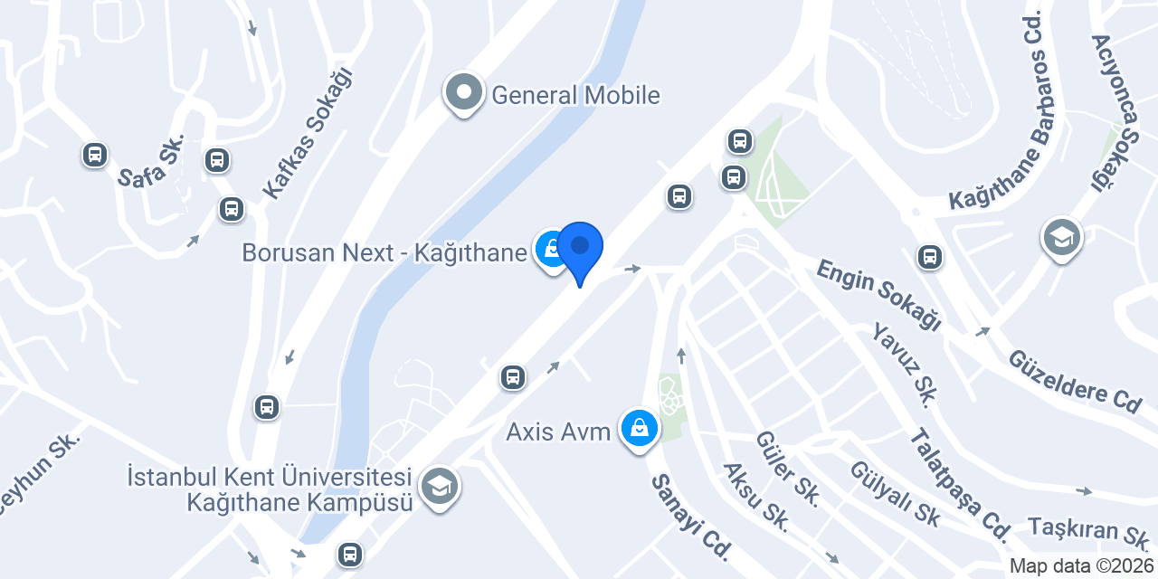Hudson Bowling - Axis Kağıthane konumu