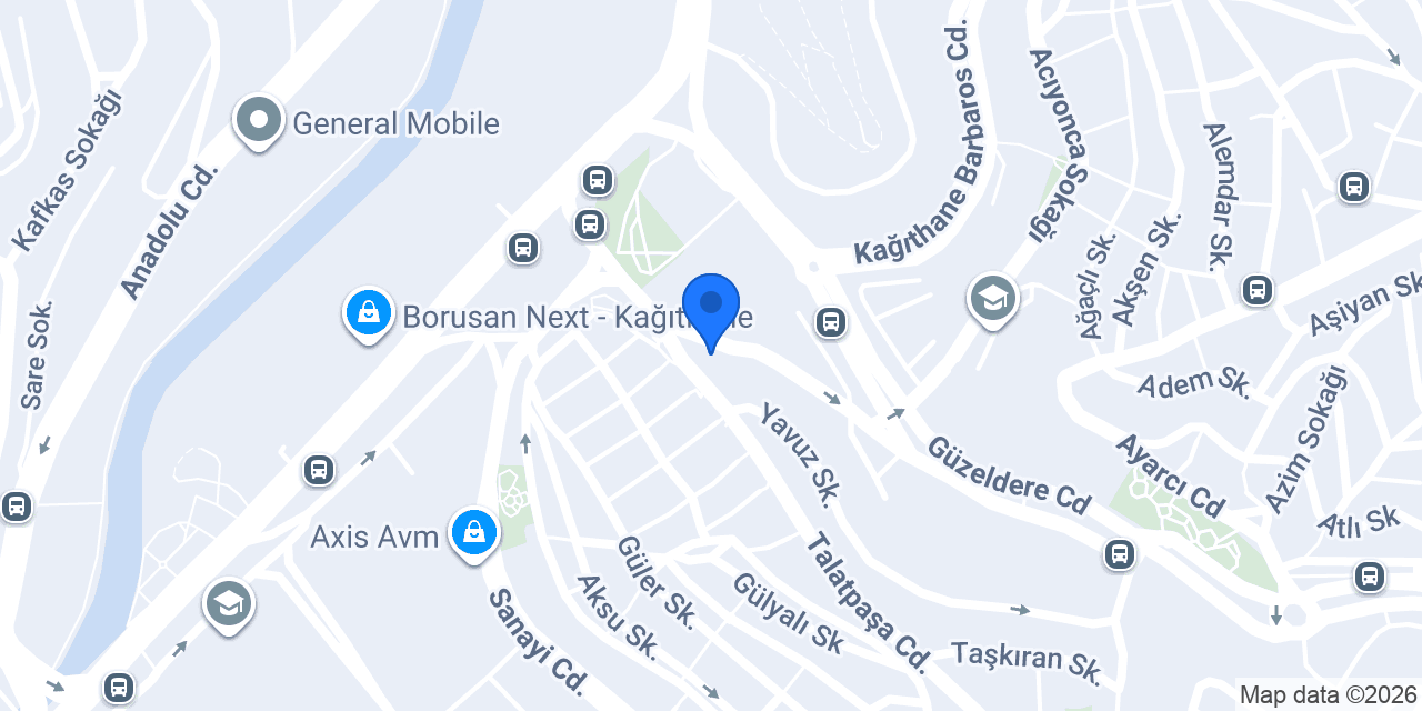 A GARAJ OTO LASTİK konumu
