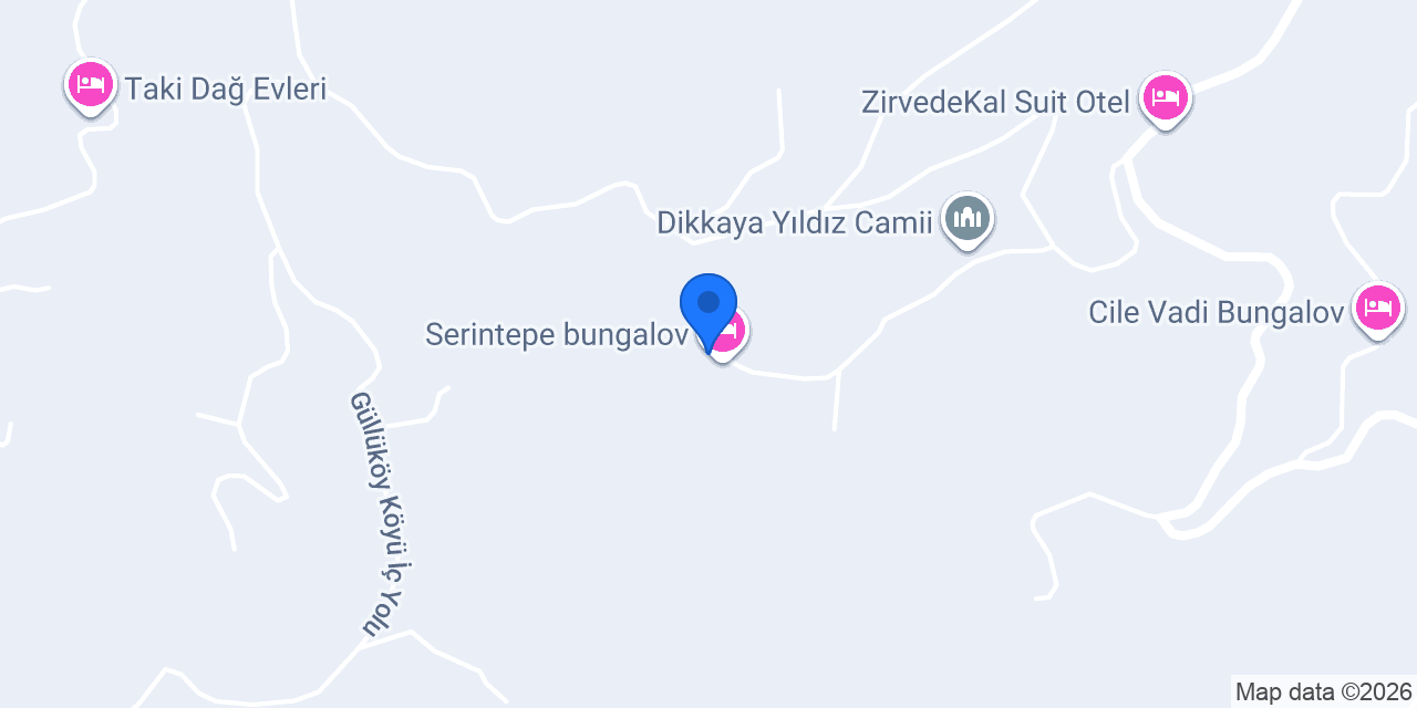 Dağhan Bungalov konumu