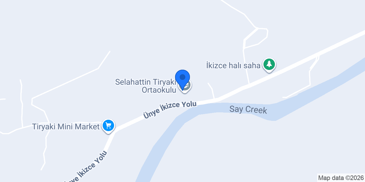 Selahattin Tiryaki Ortaokulu konumu