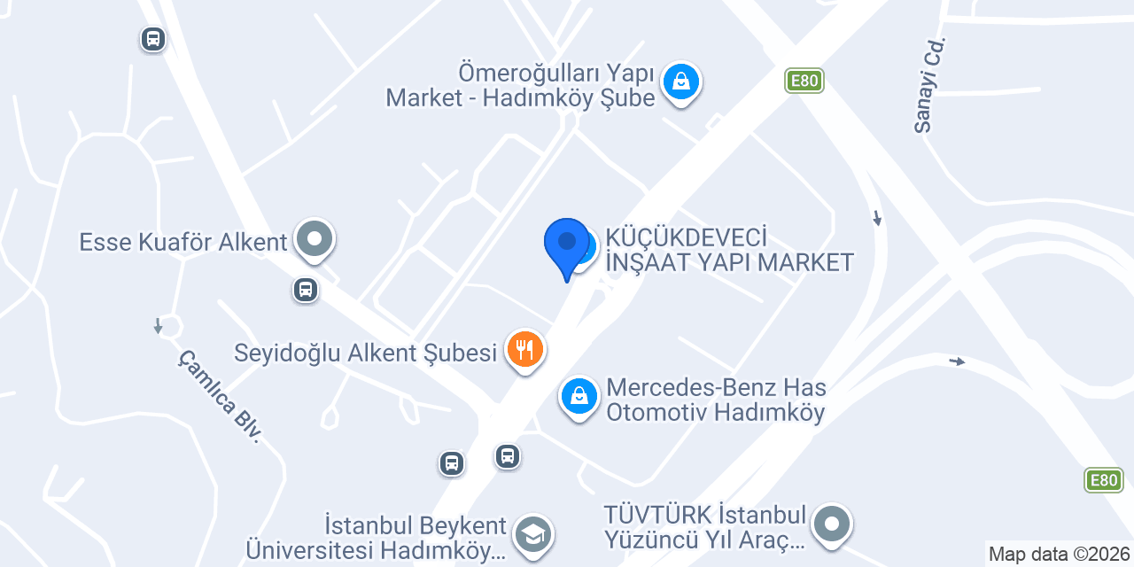 Elips Ticaret DEPO konumu