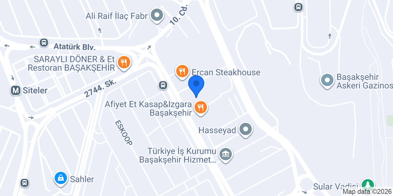 Baazen Tantuni - Başakşehir konumu