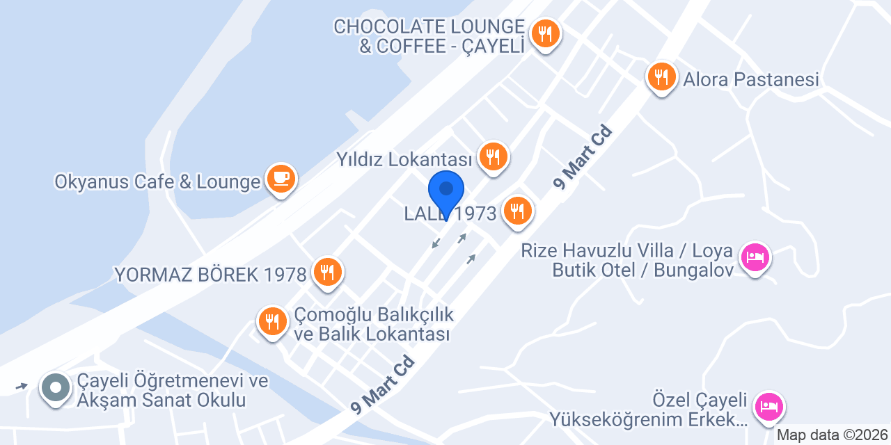 SAMSUNG-Çayeli konumu