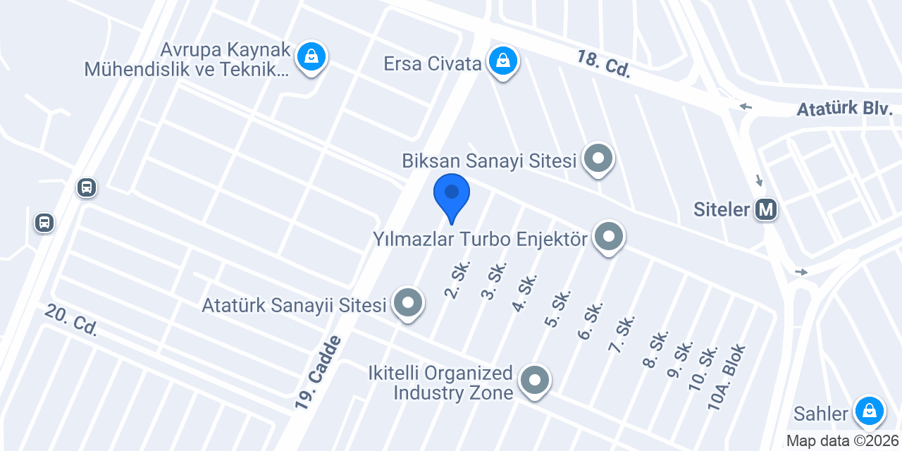 Linde Gaz -İkitelli konumu