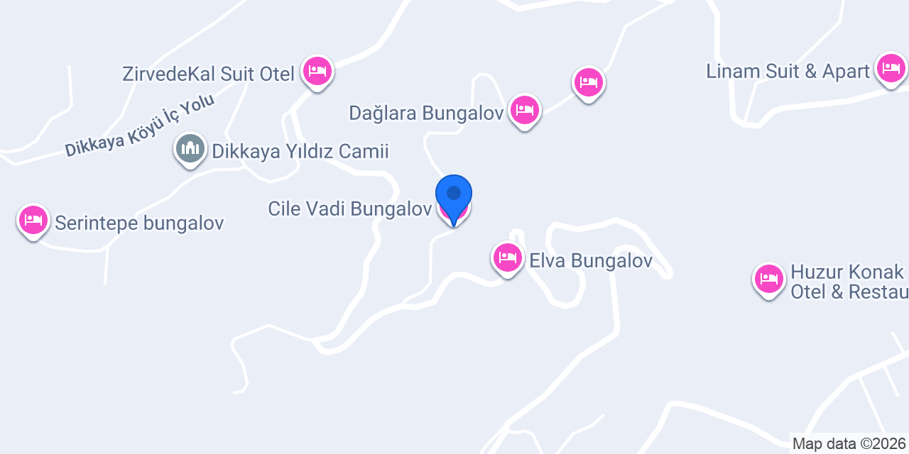 Cile Vadi Bungalov konumu