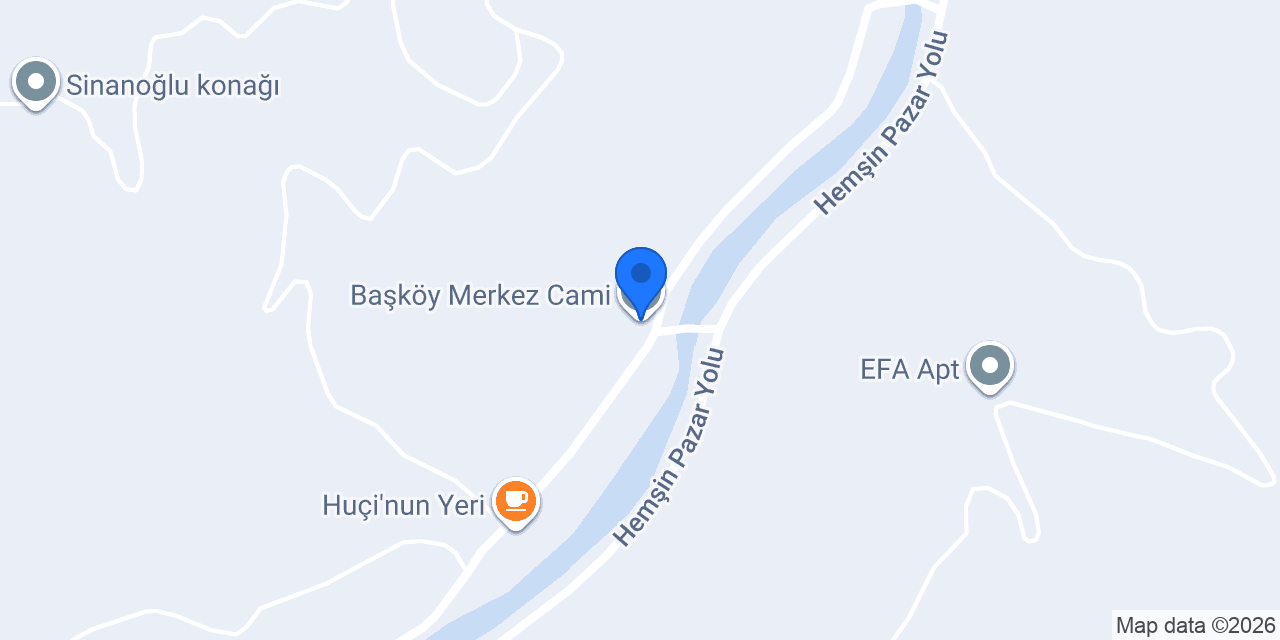 Başköy Merkez Cami konumu