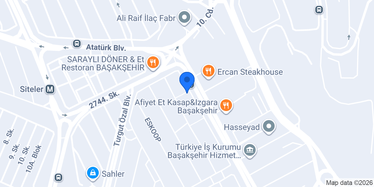 Denizler Döküm Altyapı San. ve Tic. Ltd. Şti konumu