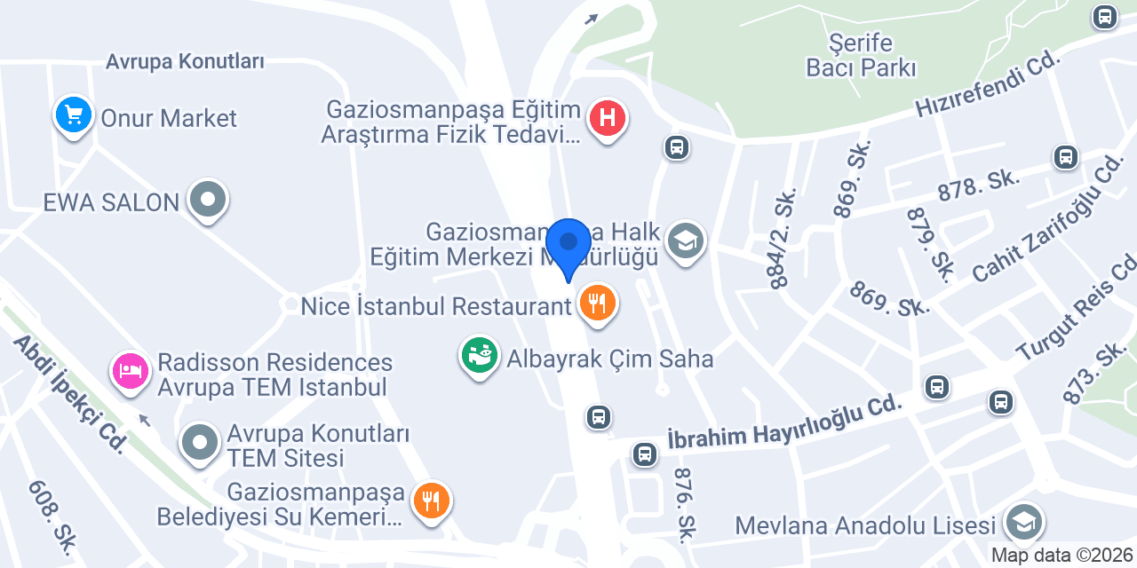 Acil Şifa Eczanesi konumu