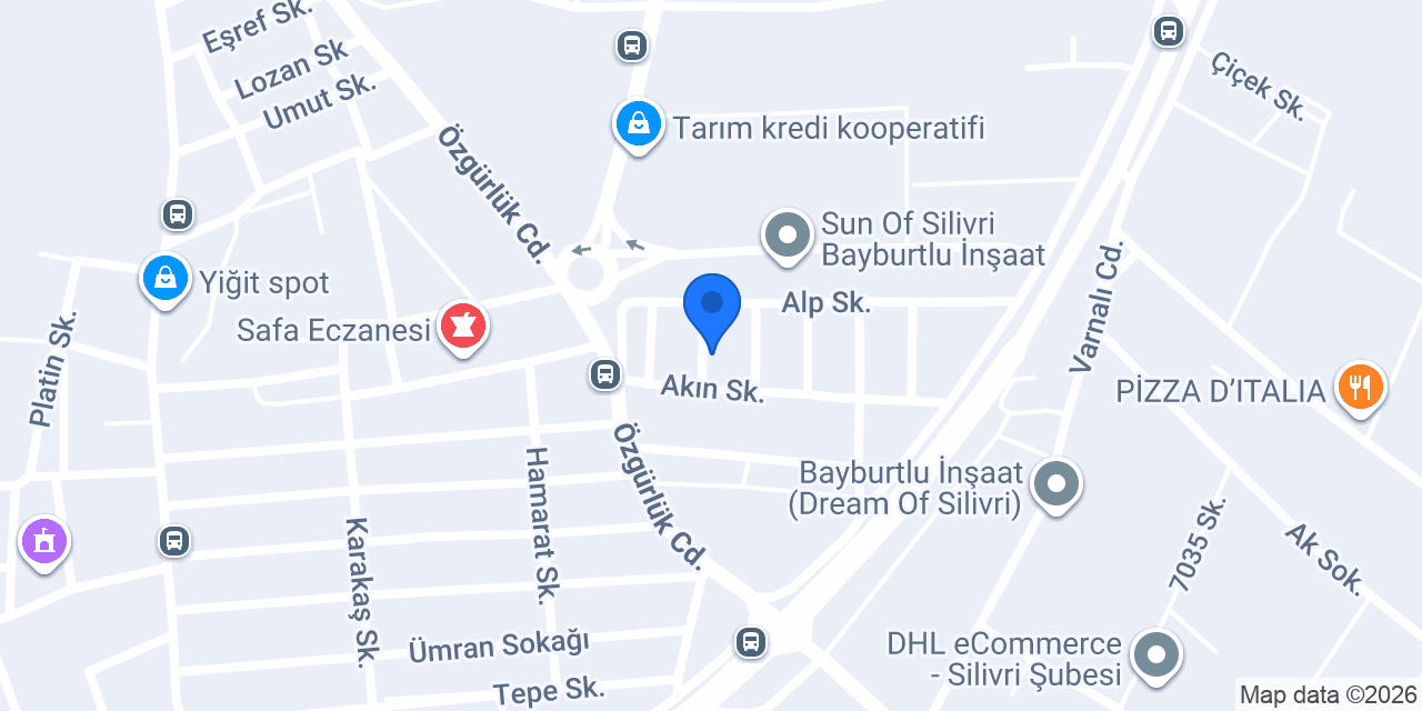 Çınar Temizlik konumu