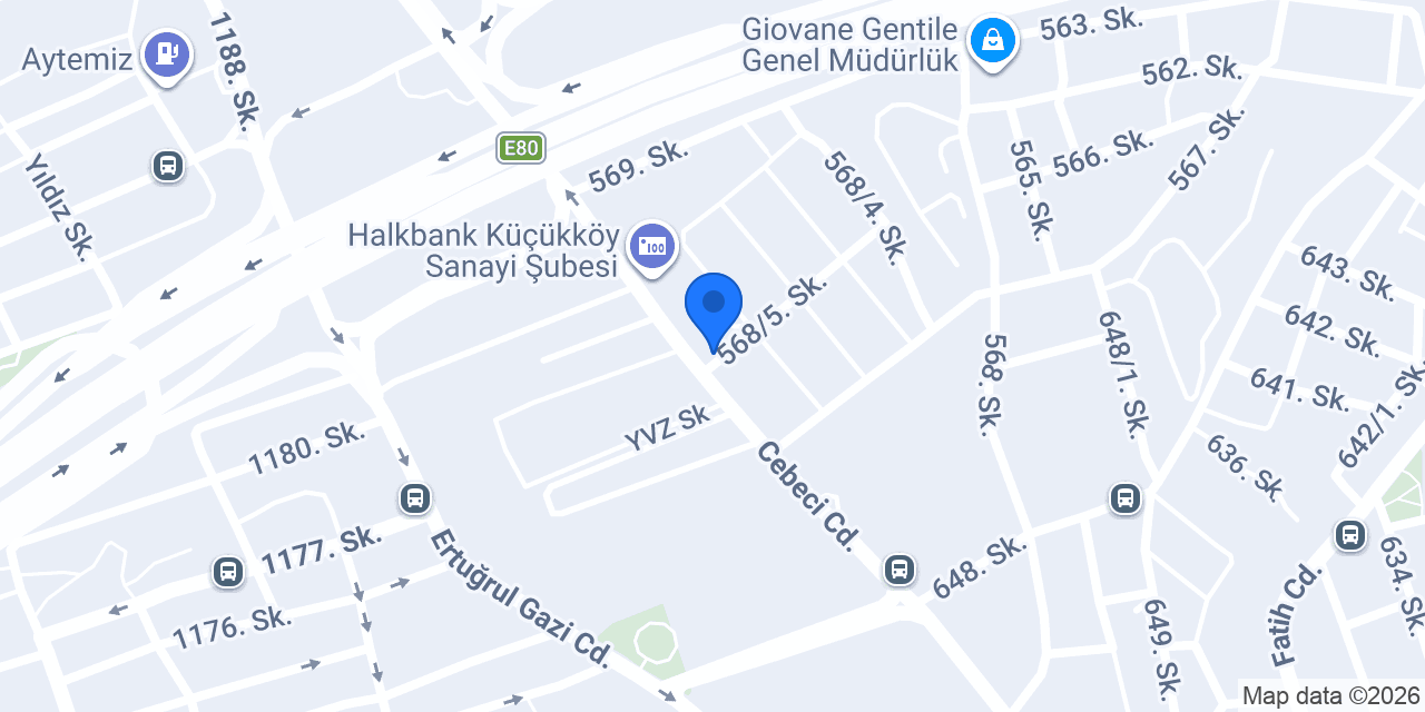 Naşit Avize Gaziosmanpaşa Showroom konumu