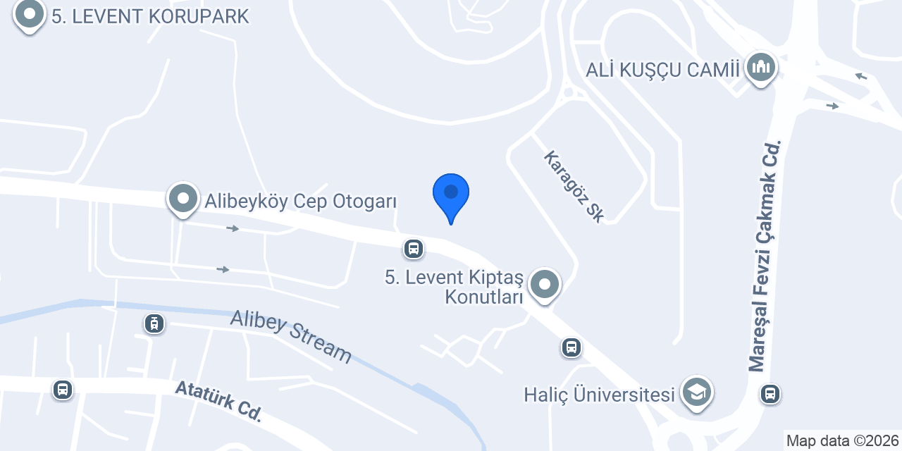 5. Levent Kent Veteriner Kliniği konumu