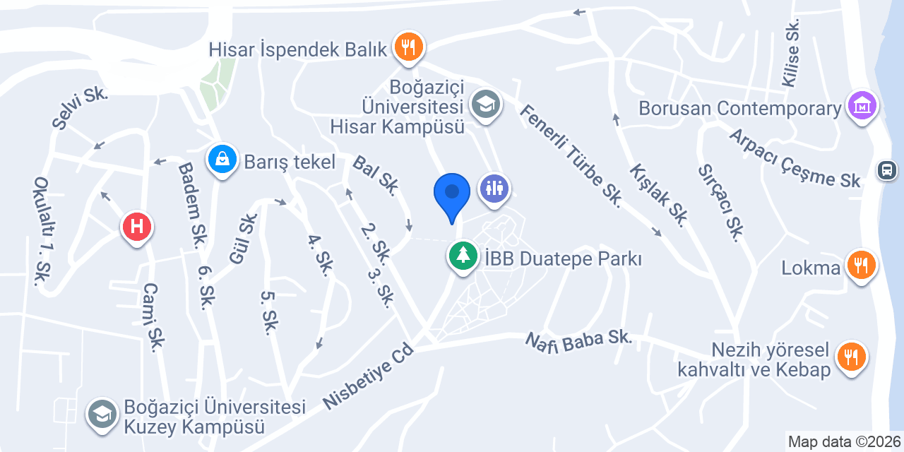 Hisar Veteriner Kliniği konumu