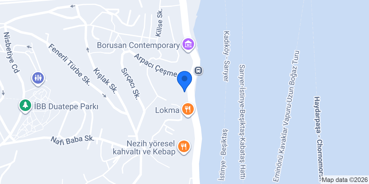HuQQabaz Rumeli Hisarı konumu