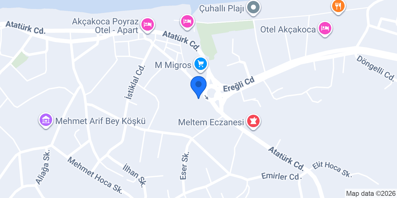 GSB AKÇAKOCA GENÇLİK MERKEZİ konumu