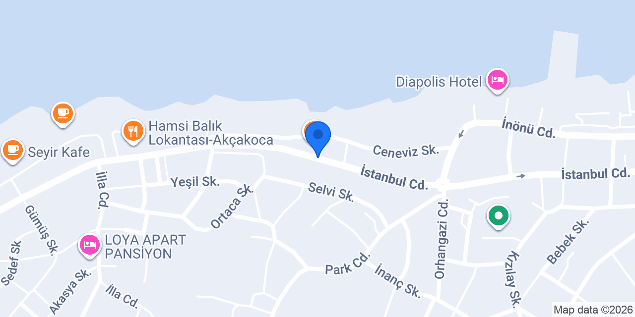 Akçakoca Elektrik Elektronik konumu