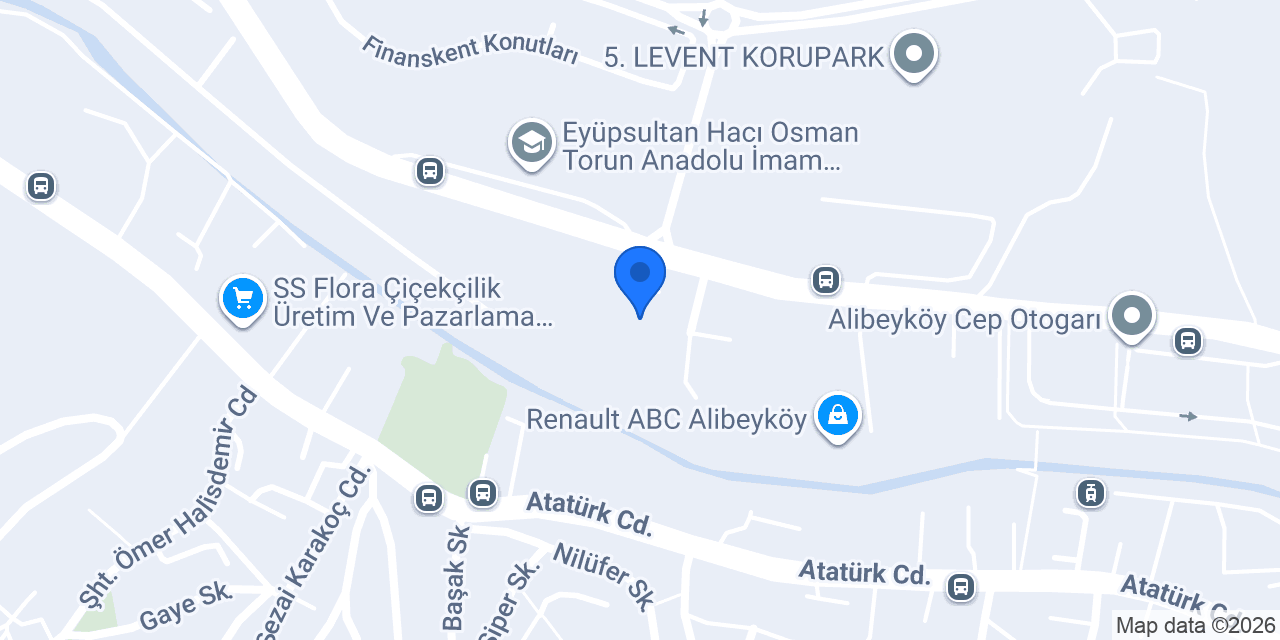Alkar Dağıtım Alibeyköy Platform konumu