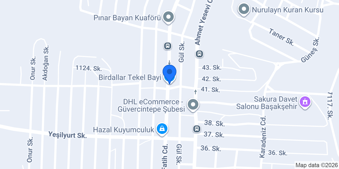 Birdallar Tekel Bayi konumu
