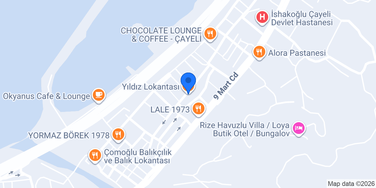 Yıldız Lokantası konumu