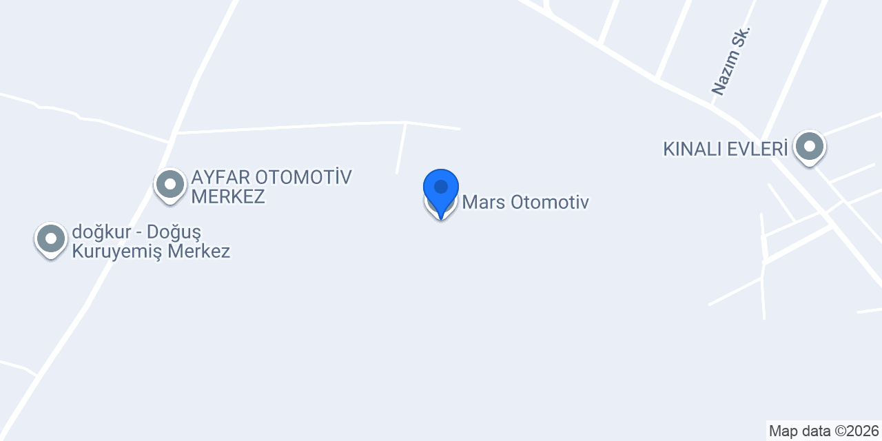 Mars Otomotiv konumu