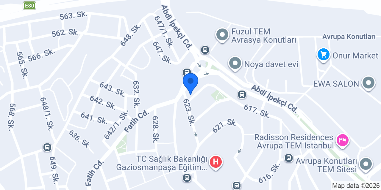 CLK Seramic Atölyesi konumu