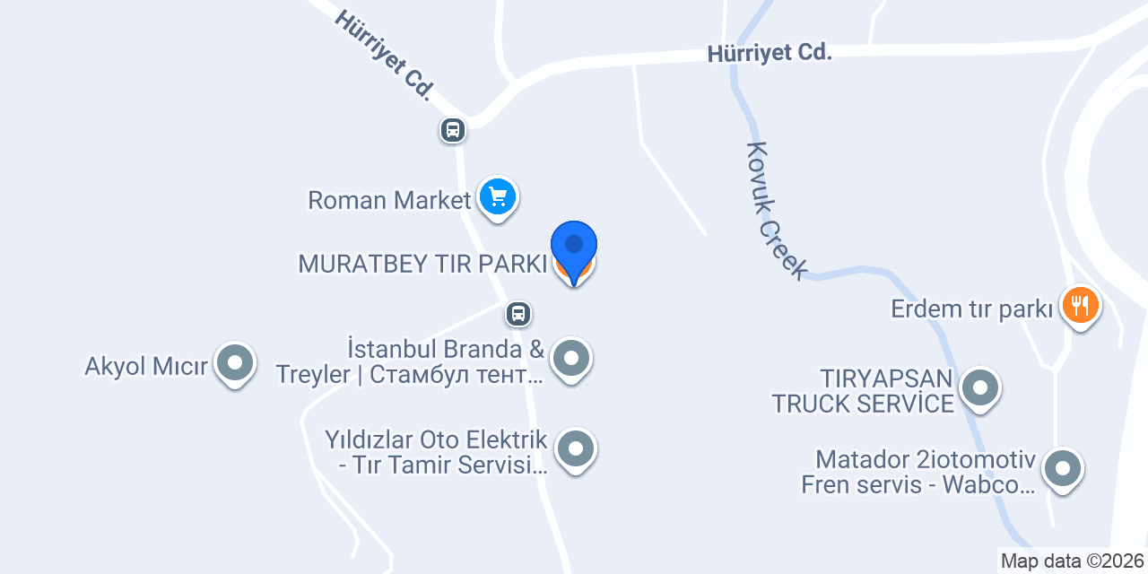 MURATBEY TIR PARKI konumu