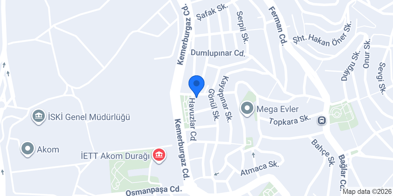 Tatlı Şeyler Atölyesi konumu