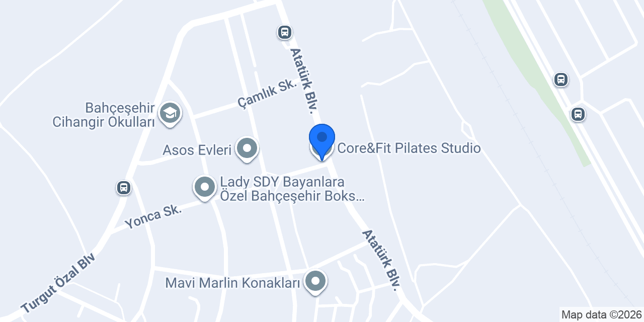 Core&Fit Pilates Studio konumu