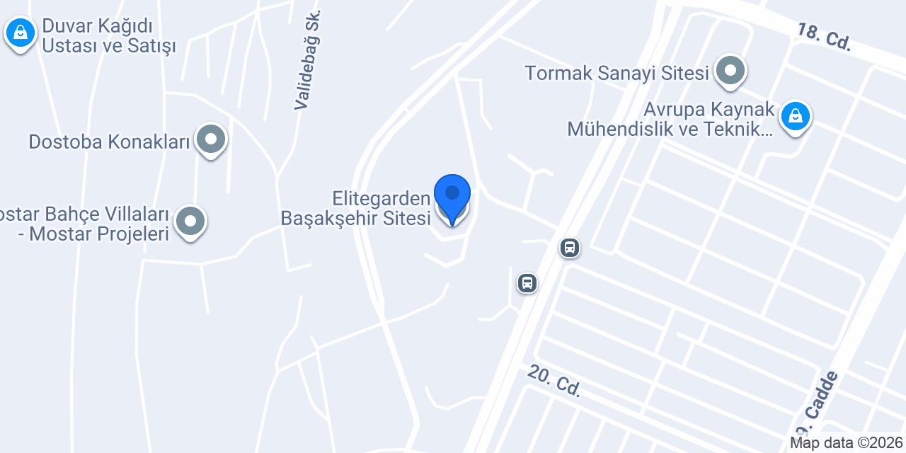 Elitegarden Başakşehir Sitesi konumu
