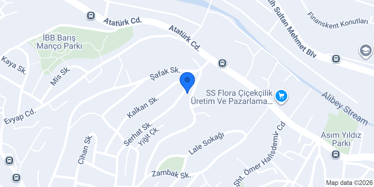Damla Eğitim Materyalleri konumu