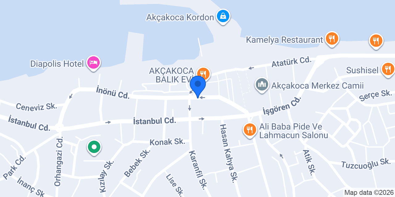 Akçakoca Halil İbrahim Sofrası konumu