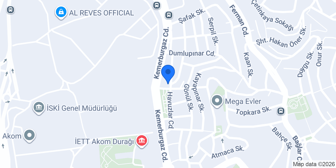 Kare Servis Turizm konumu