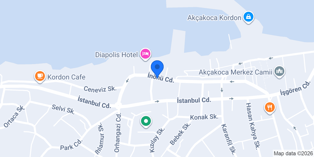 Aras Kargo Akçakoca Şubesi konumu
