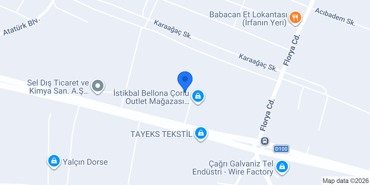 Üçel Kumaş Baskı Boya San. ve Tic.Ltd.Şti. konumu