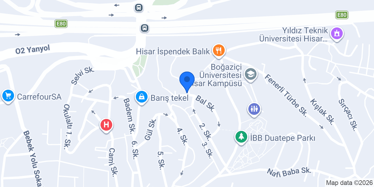 MAVİ TEKEL Şarküteri konumu